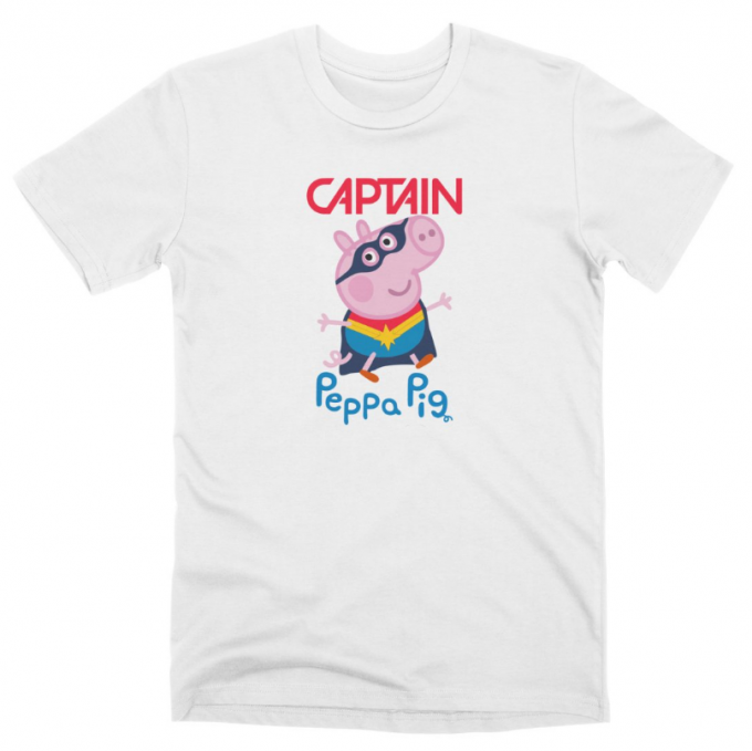 Captain Marvel x Peppa Pig T-shirt