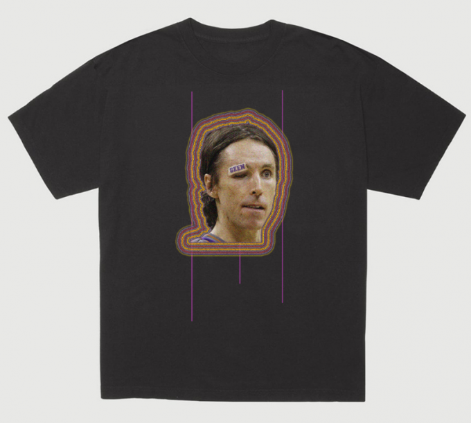 Steve Nash Face Seen T-shirt