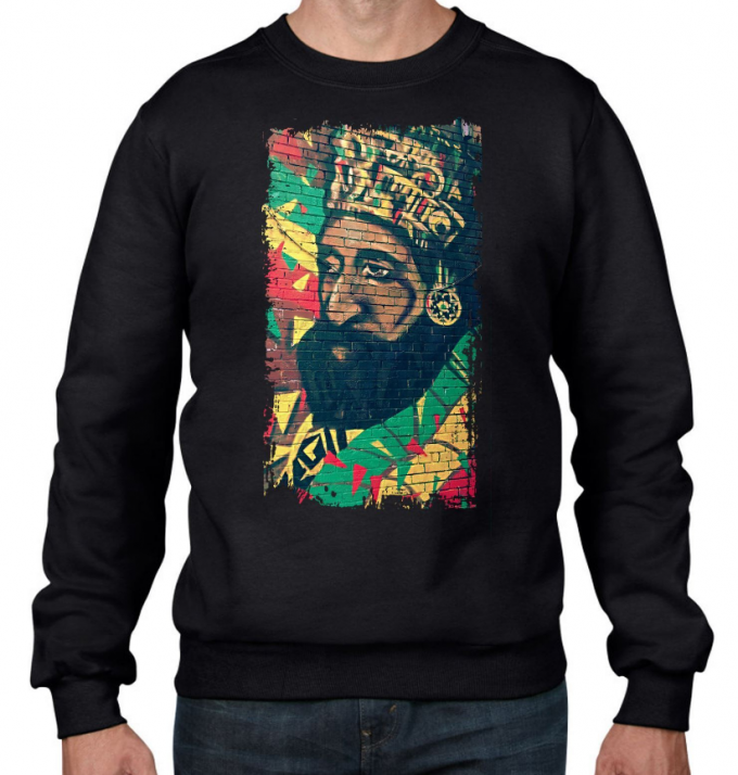 Haile Selassie Rasta Reggae Sweatshirt