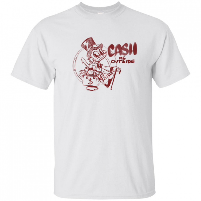 Donald Duck Cash Me Outside T-shirt