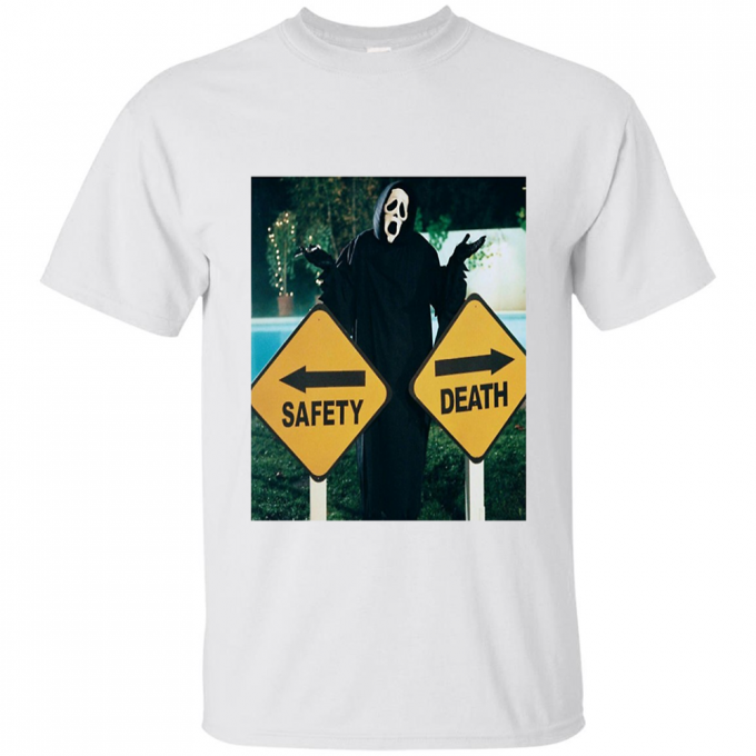 Safety Or Death Scary Movie T-shirt