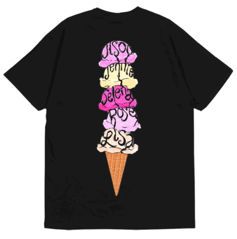 Blackpink And Selena Gomez Ice Cream T Shirt By Clothenvy - blackpink ice cream roblox
